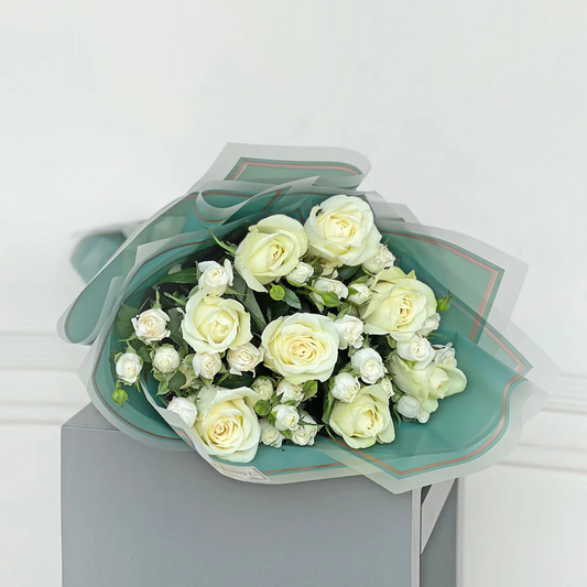 Dewdrop Delight Bouquet Flower House