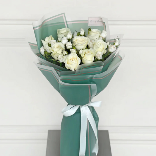 Dewdrop Delight Bouquet Flower House
