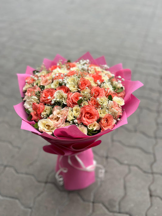 Pink Whisper Flower House