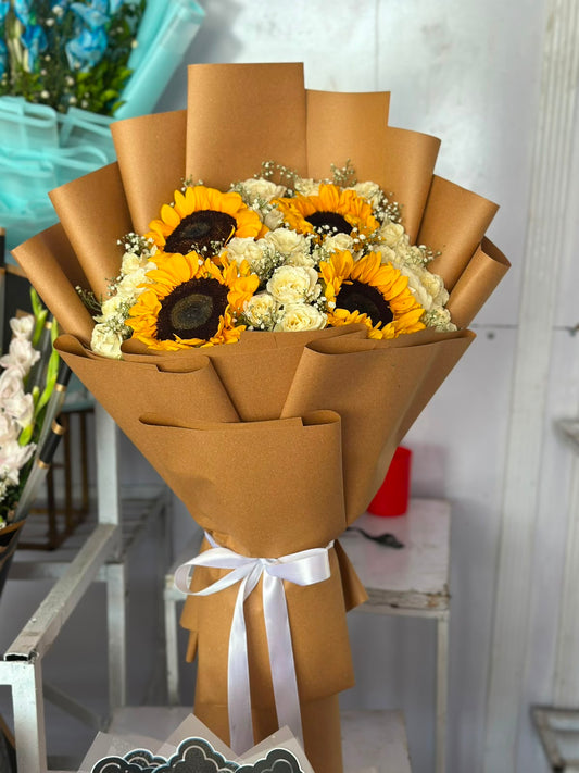 The Golden Hug Bouquet